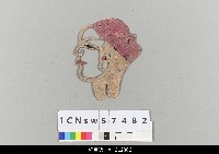 藏品(中國湖北皮影戲偶頭-生)的圖片